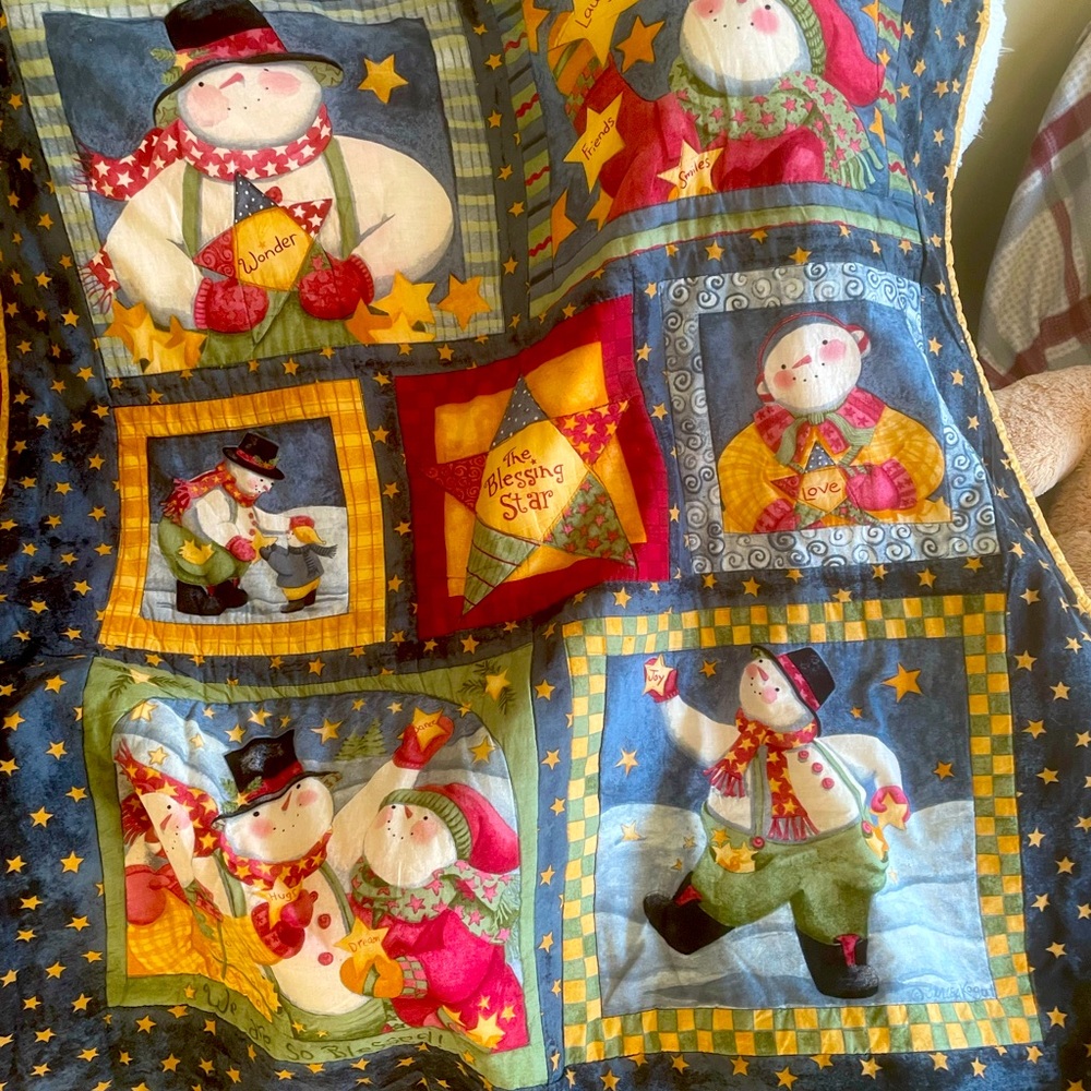 Christmas throw blanket